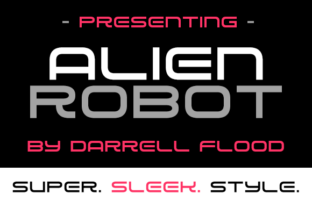 Alien Robot: A Bold, Futuristic Display Font