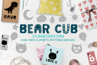Bear Cub: A Playful Display Font for Creative Projects