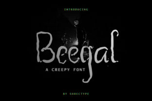 Beegal: The Perfect Creepy Font for Creative Makers