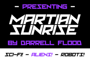 Boost Your Brand with Martian Sunrise Font