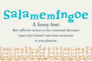 Boost Your Brand with Salamemingoe: A Playful Display Font