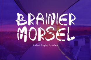 Brainier Morsel: A Modern Display Font for Engaging Visuals