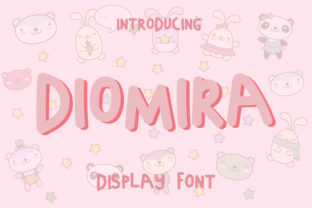 Diomira: A Hand-Drawn Font for Editorial Charm