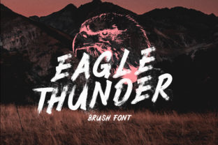Eagle Thunder: A Striking Textured Brush Font for Bold Branding