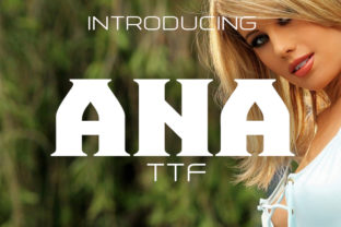 Enhance Your Brand with Ana: A Modern Gothic Font