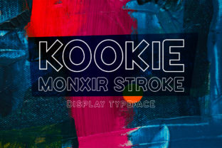 Enhance Your Brand with Kookie Monxir Stroke Font