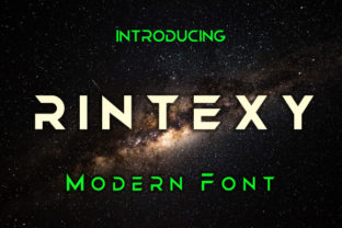 Enhance Your Brand with Rintexy: A Modern and Geometric Typeface