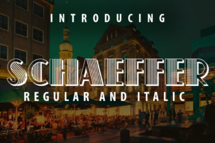 Enhance Your Campaigns with Schaeffer: A Versatile Retro Font
