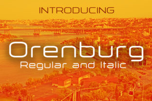 Enhance Your Craft with Orenburg: A Versatile Display Font