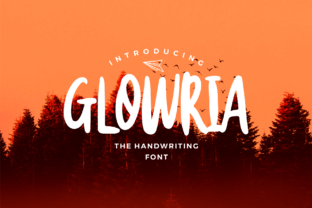 Glowria: A Playful Font for Engaging Campaigns