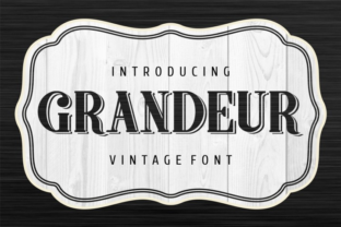 Grandeur: A Striking Display Font for Modern Campaigns