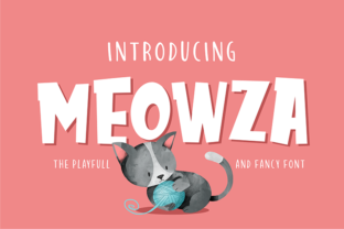 Meowza: A Playful and Charming Font for Crafters