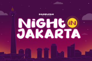 Night in Jakarta: A Striking Display Font for Creative Projects