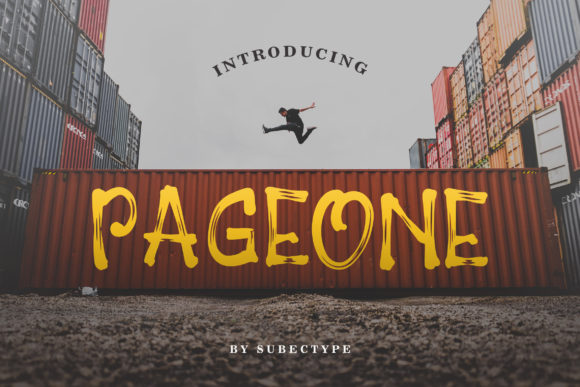 Pageone: A Dynamic Display Font for Editorial Design