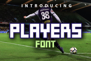 Players: A Bold and Sporty Font for Editorial Design
