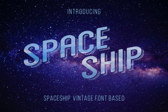 Space Ship: A Bold Leap for Modern Typography