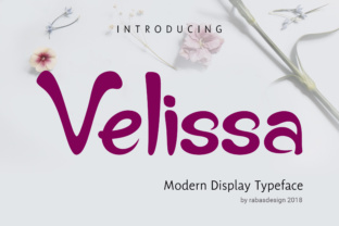 Velissa: A Fresh and Characterized Display Font for Web Design