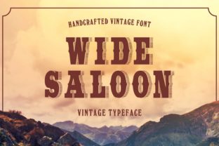 Wide Saloon: The Bold Font for Eye-Catching Campaigns